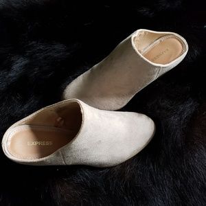 Express open heel booties